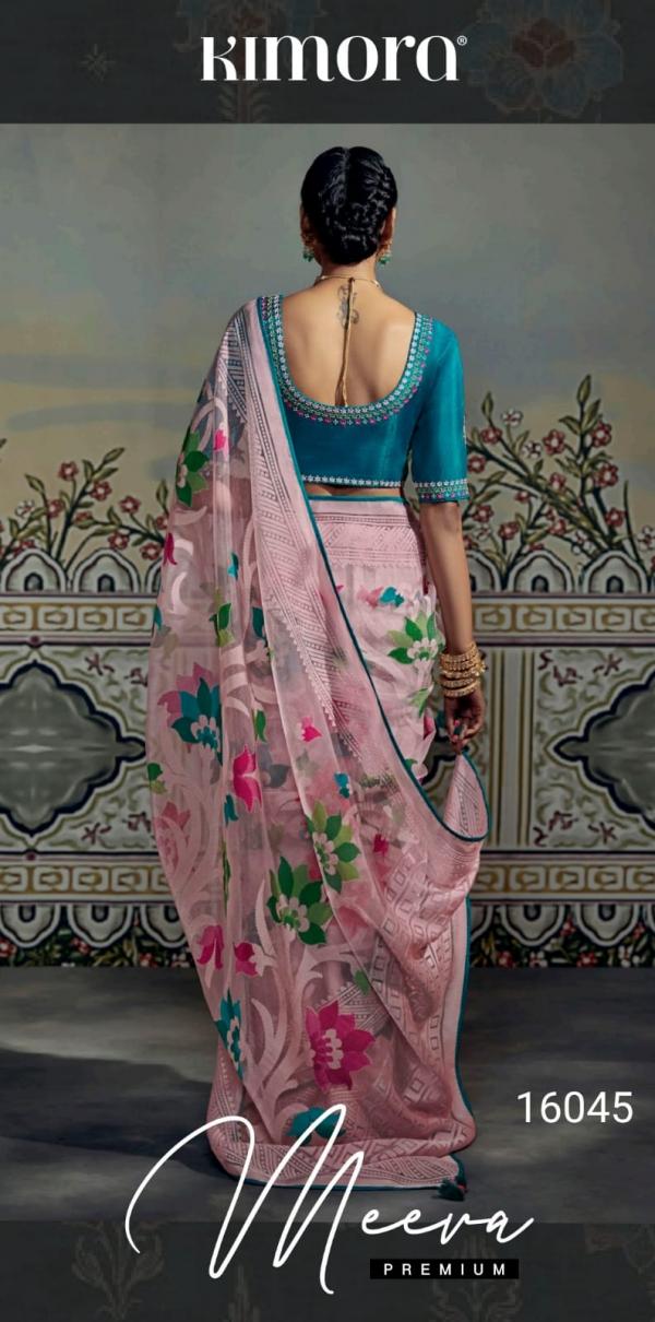 Kimora Meera Premium Soft Brasso Saree Collection